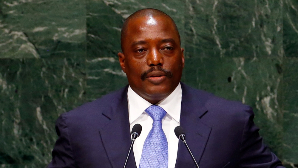 Joseph Kabila Kabange, President of the Democratic Republic of the Congo, addresses the 69th United Nations General Assembly at the U.N. headquarters in New York