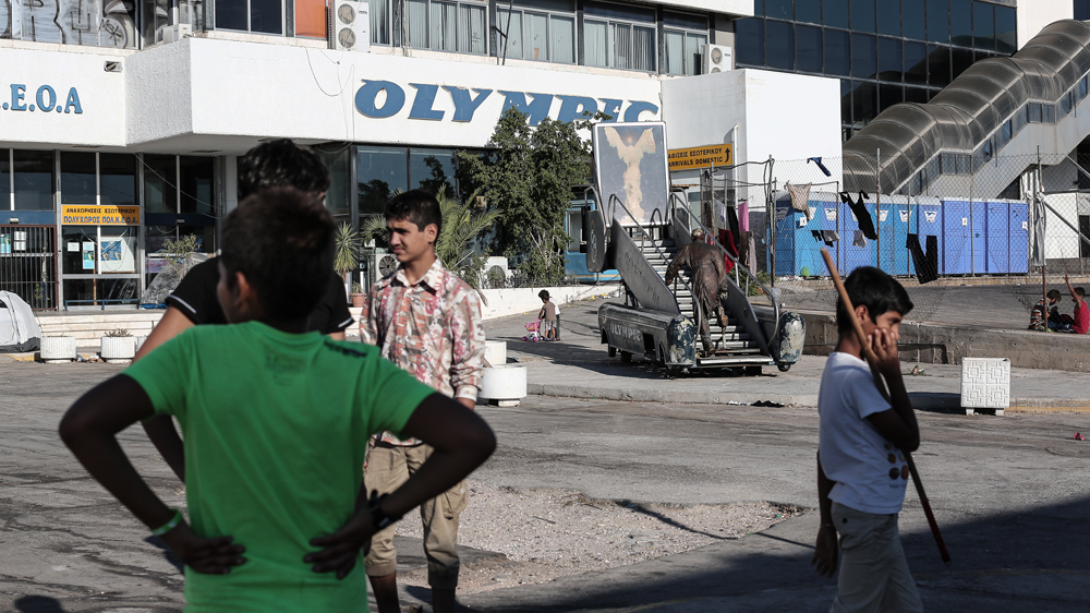 Developers are planning to tear down the camp grounds of Elliniko to build a luxury resort [Dylan Collins/Al Jazeera]