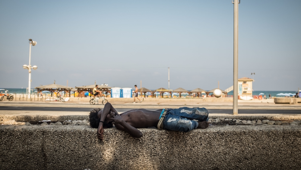 African asylum seeker