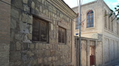 Restored buildings in the old city of Sulaimania, Iraq [Lara Fatah/Al Jazeera]