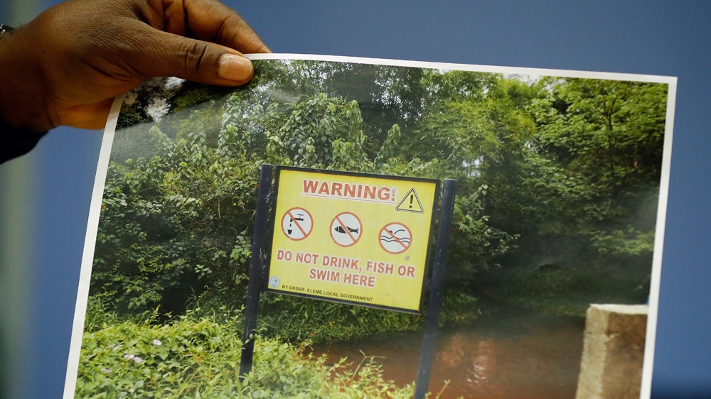 Shell originally offered $50,000 before the Bodo tribe took their case to the same UK court [Frank Augstein/AP]