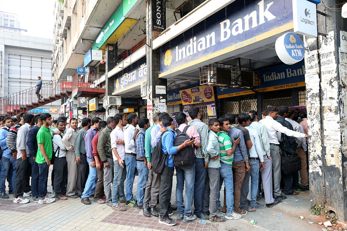 Demonetisation in India [Showkat Shafi/Al Jazeera]