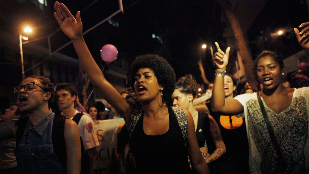 Activists In Brazil March For Women''s Rights On International Women''s Day