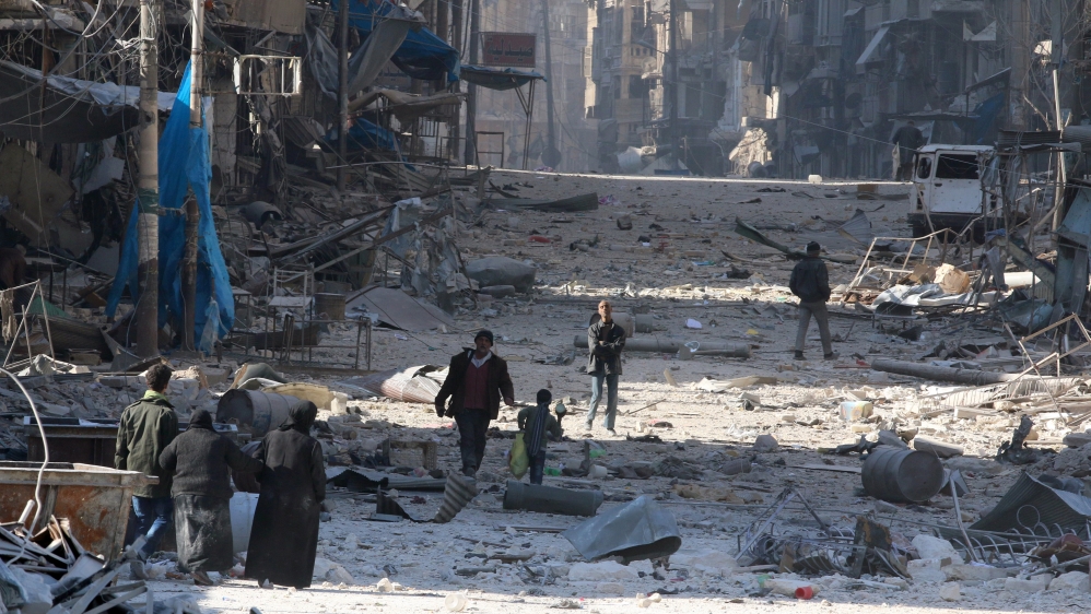 Syria besieged areas of Aleppo