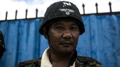 Aye Lin, 45, one of Pat Jasan's operational volunteers [David Shaw/Al Jazeera]