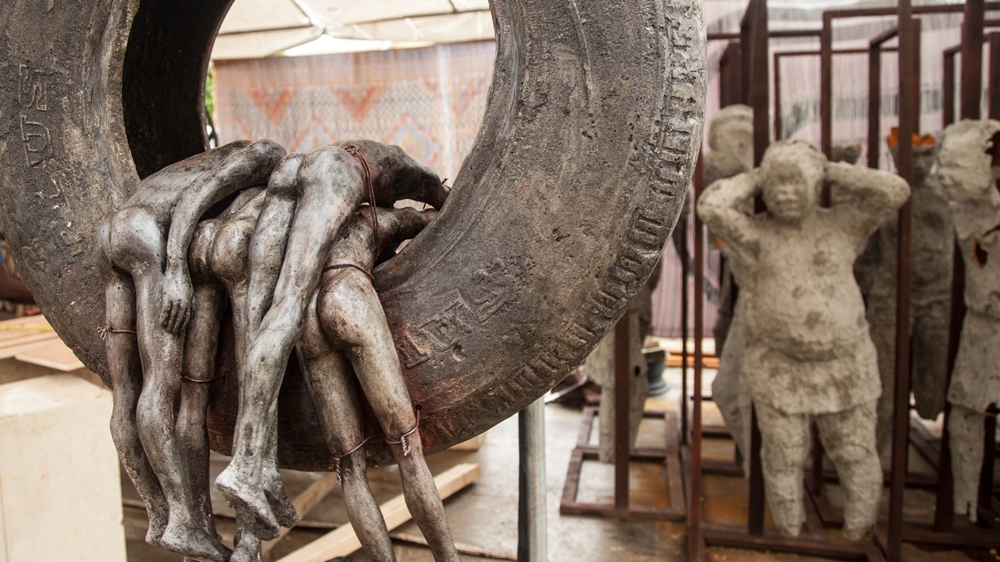 'I always loved to draw and make things. My interest was always in being creative,' Peju explains [Peju Alatise/Al Jazeera] 