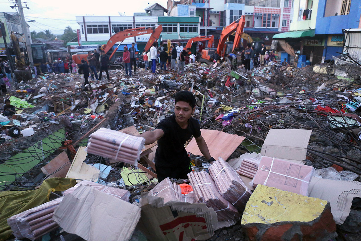 Earthquake in Aceh, Indonesia