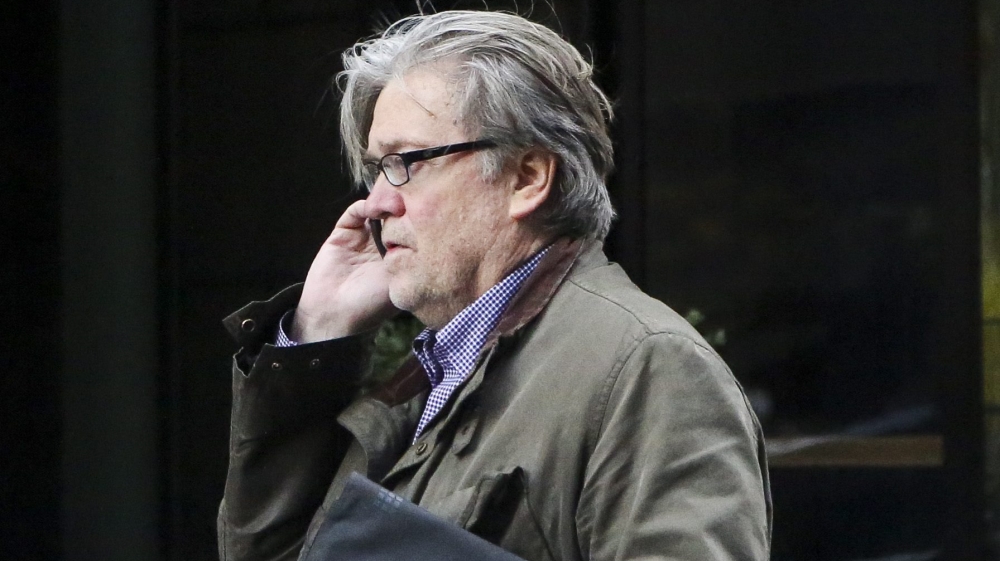 Steve Bannon at Trump Tower