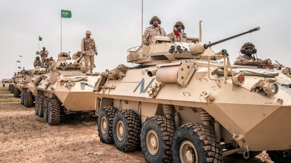 Military exercise in Saudi Arabia