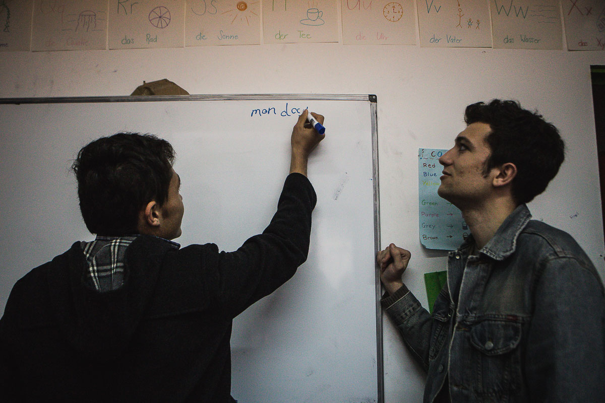 Khora refugee centre - [Nick Paleologos/SOOC/Al Jazeera]