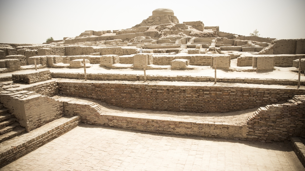 The Great Bath, an image printed on the Rs 20 banknote in Pakistan [Faras Ghani/Al Jazeera]