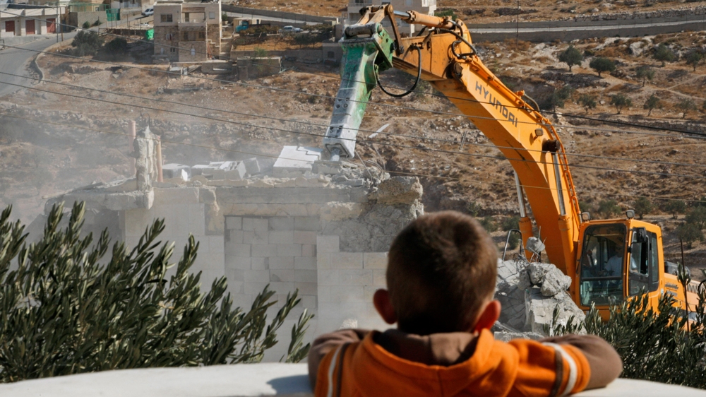 Home demolitions Israel Palestine