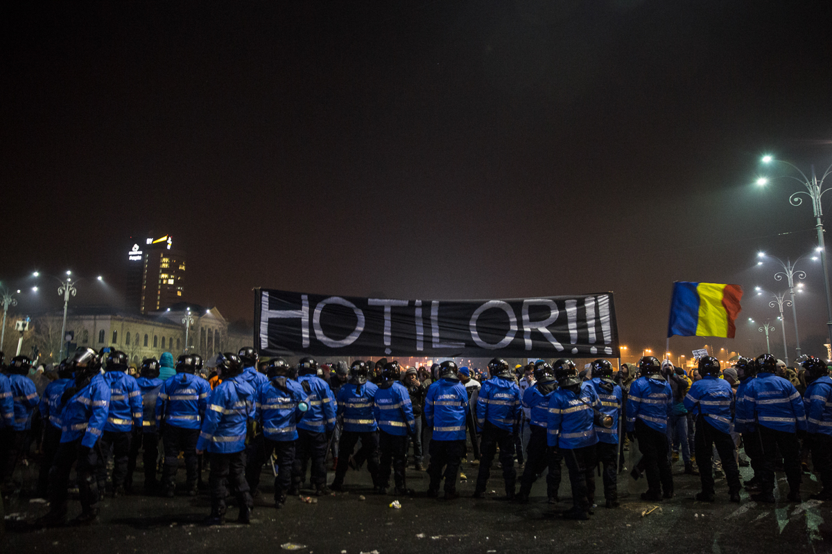 Romanian Protests 021- DO NOT USE - RESTRICTED