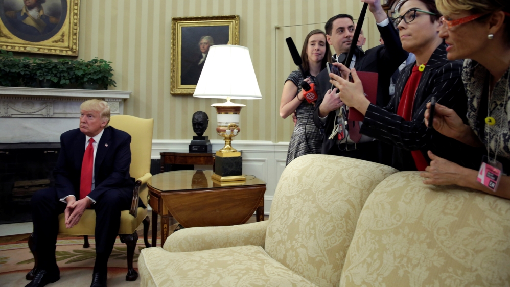 President Donald Trump meets with Peru''s President Pedro Pablo Kuczynski