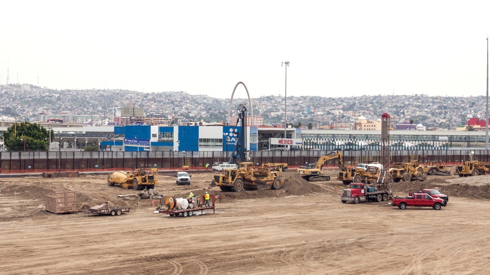 Tijuana and the US wall along the border as seen from San Ysidro, California [ Jessica Chou/Al Jazeera] 