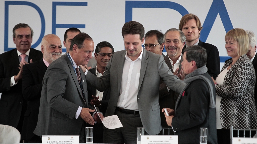 Colombian government and ELN armed group meet for peace talks in Quito