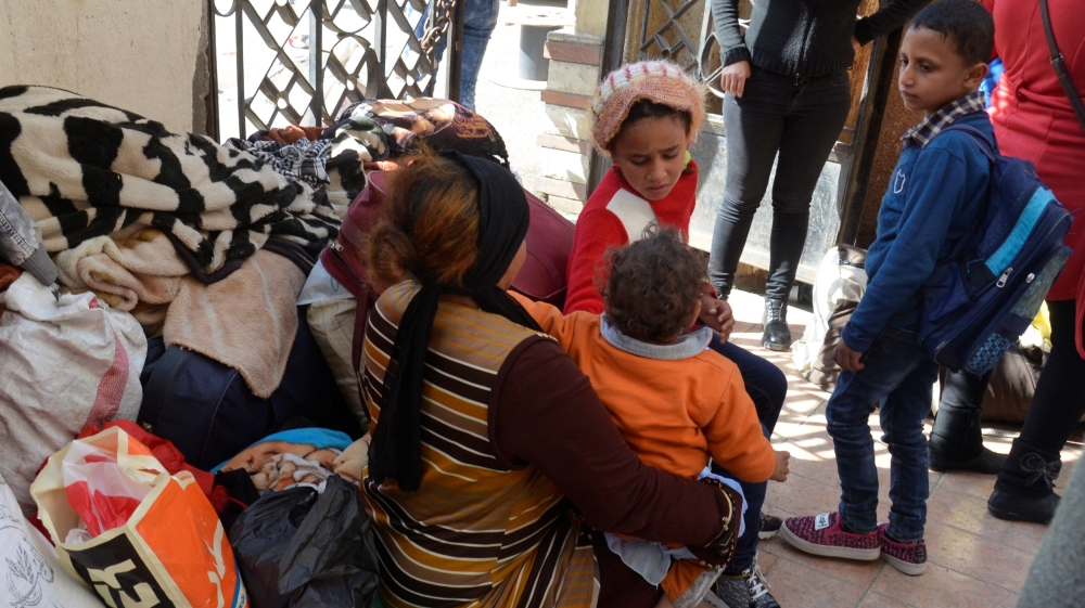 At least 90 Coptic families have reached the Ismailia governorate [Ahmed Aboulenein/Reuters]