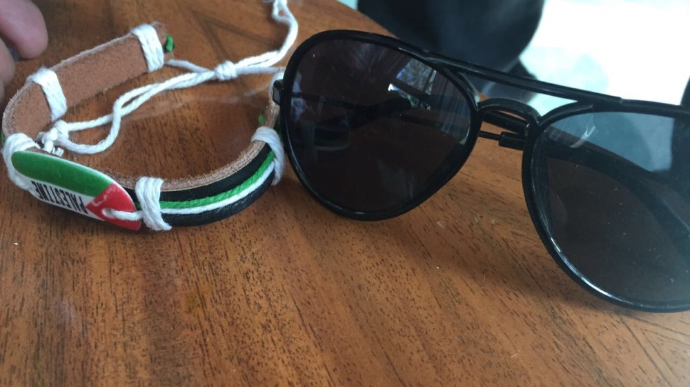  Basil's friends collected a few of his belongings and returned them to his mother [Shatha Hammad]
