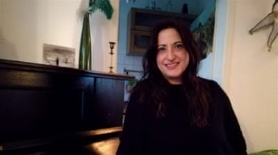 Simona Cannetti was one of the many people from outside the country drawn to Berlin after reunification [Gouri Sharma/Al Jazeera] 