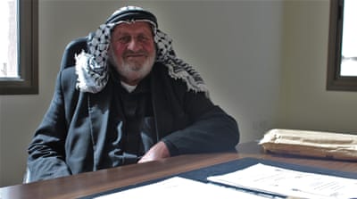 Tawfik Abu Hadawa lost his land due to Israel's wall [Nigel Wilson/Al Jazeera]