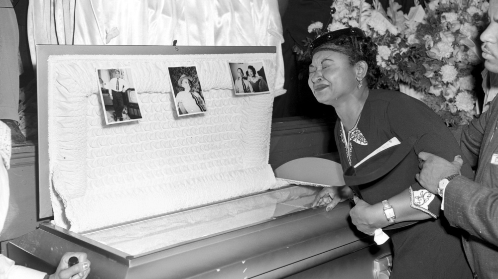 Emmett Till funeral - mother