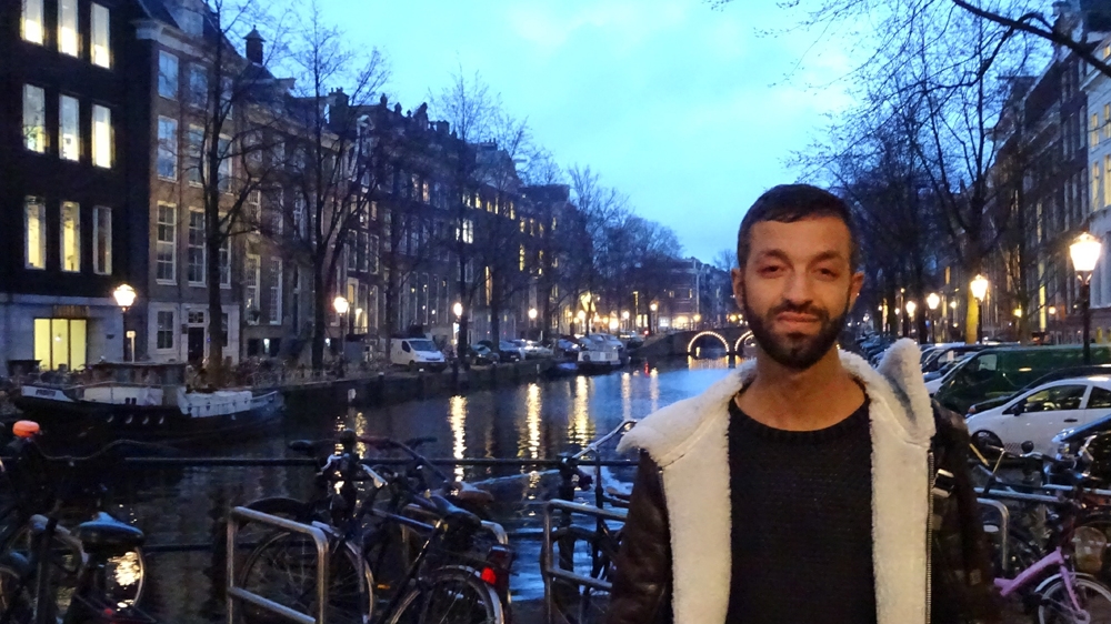 Tofik Dibi, 36, who was born in the Netherlands, believes Dutch Moroccans, such as himself, will always be viewed as outsiders [Yoruk Bahceli/Al Jazeera]