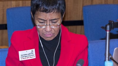 Maria Ressa, editor-in-chief and chief executive of Rappler, says the abundance of fake news