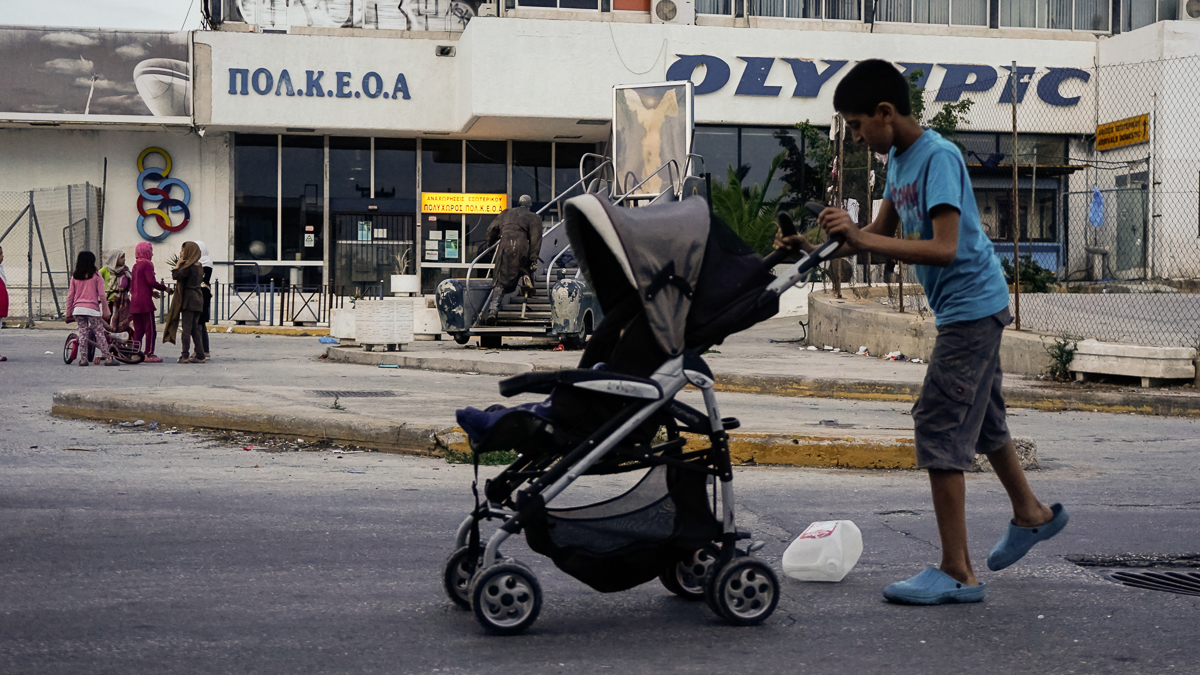 Elliniko refugee camp 7