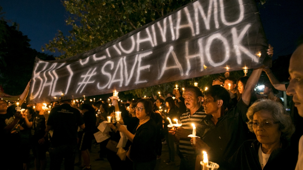 Support for imprisoned Ex-Jakarta governor over blasphemy