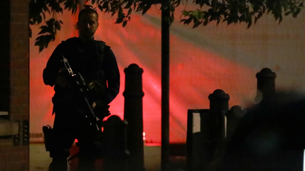 Witnesses reported a massive police presence at the scene [Reuters] 