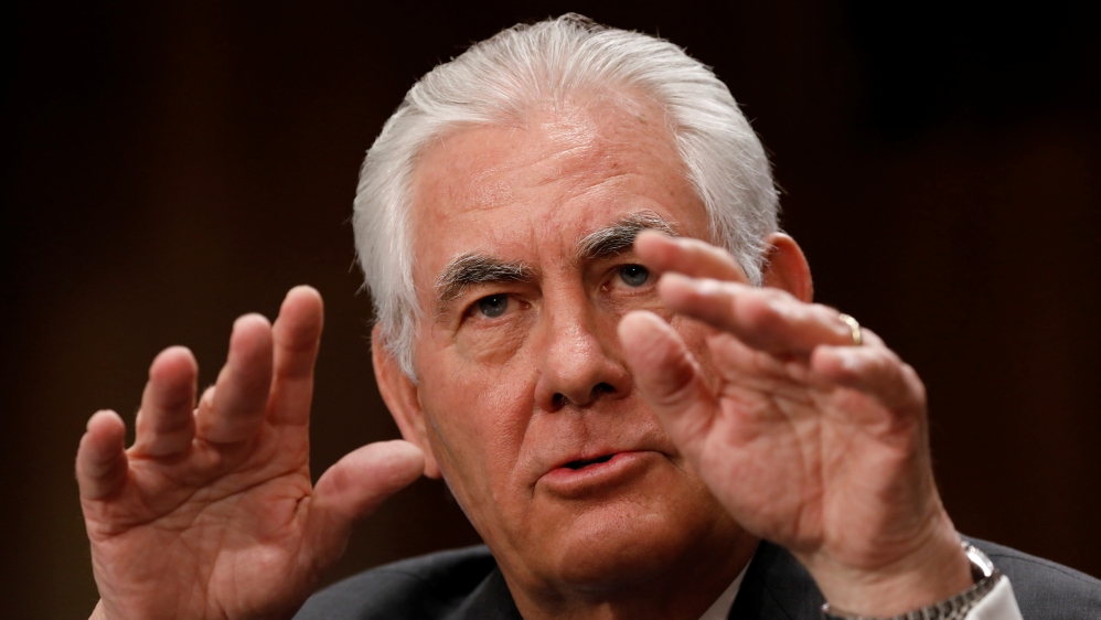 U.S. Secretary of State Tillerson testifies before the Senate Foreign Relations Committee on Capitol Hill in Washington