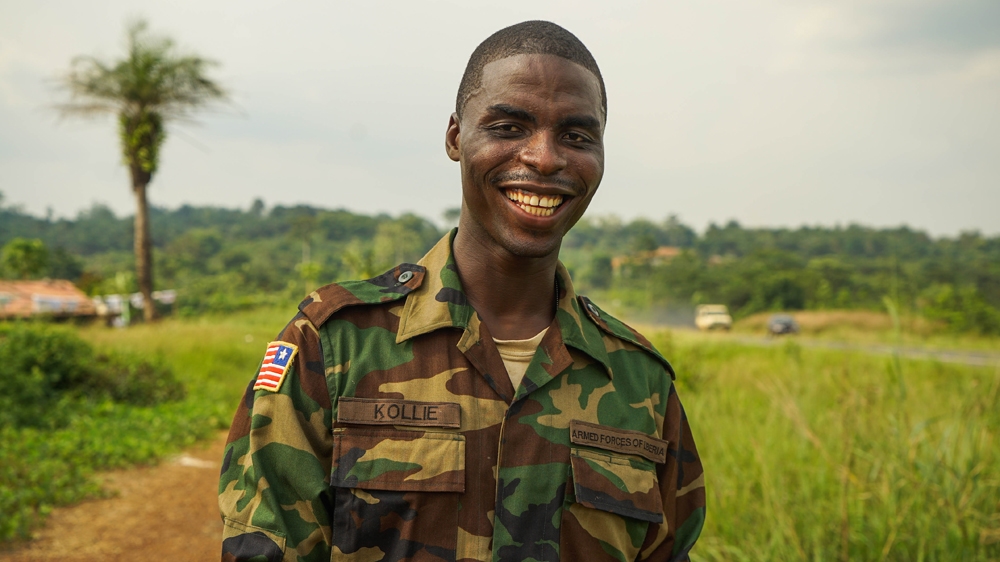 Dominic Kollie, Kakata [Ashoka Mukpo/Al Jazeera]