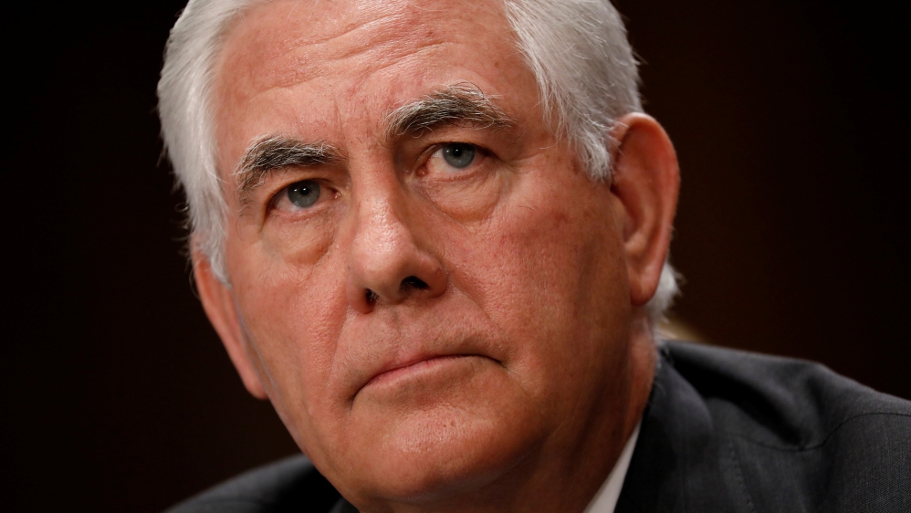 U.S. Secretary of State Tillerson testifies before the Senate Foreign Relations Committee on Capitol Hill in Washington