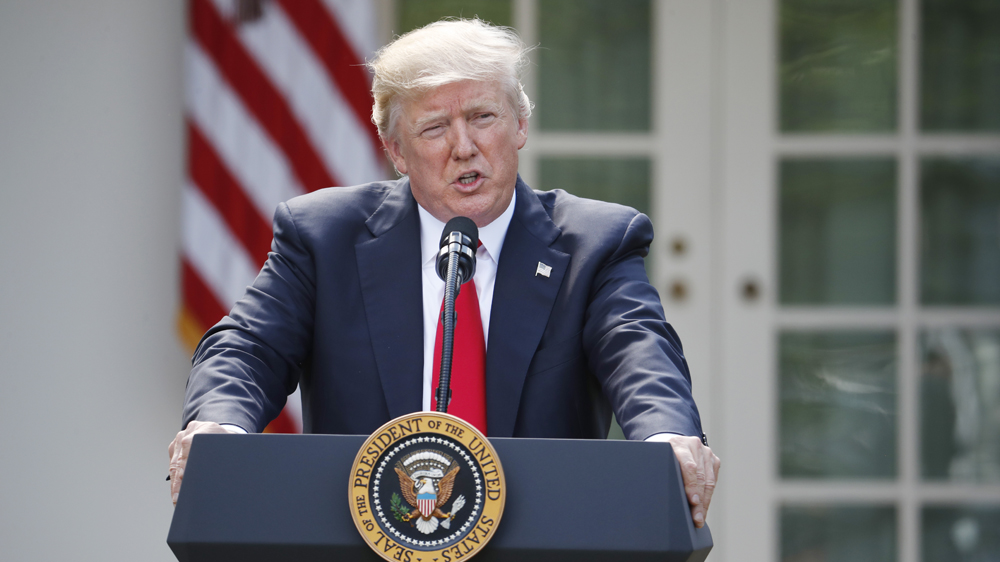 Trump climate deal withdrawal