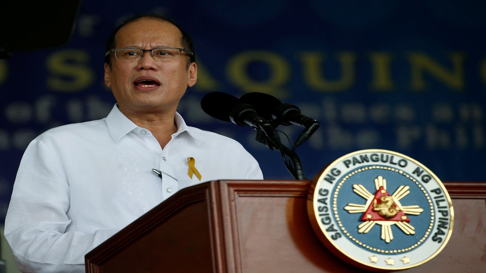 Former Philippines'' president Benigno Aquino