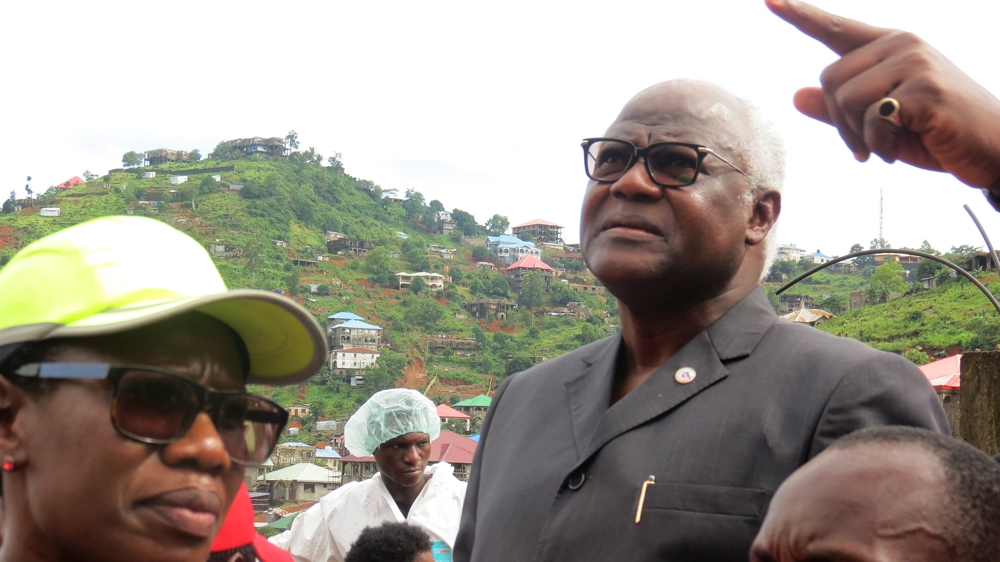 Sierra Leone president Ernest Bai Koroma