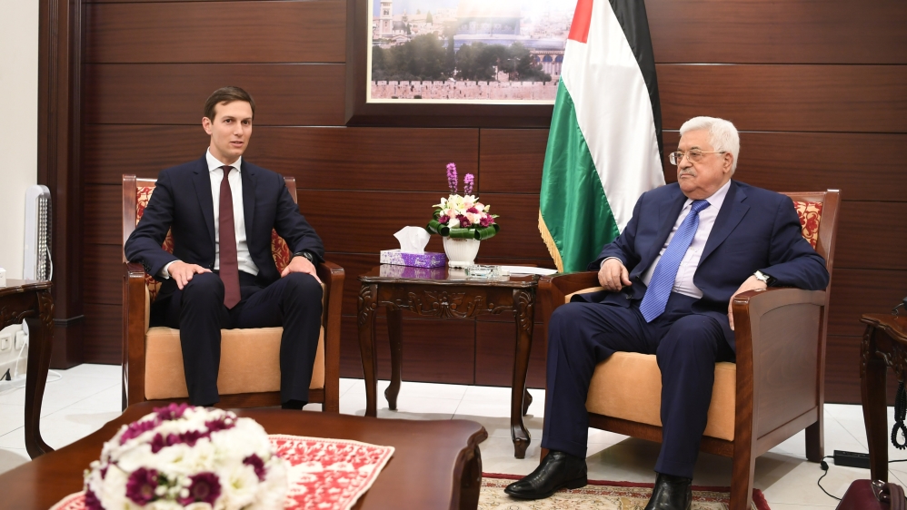 White House Advisor Jared Kushner Meets with Palestinian President Mahmoud Abbas