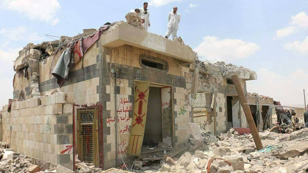 Dozens of people were wounded in the attack, which struck the Arhab area north of Sanaa [Hussain Albukhaiti/Al Jazeera]