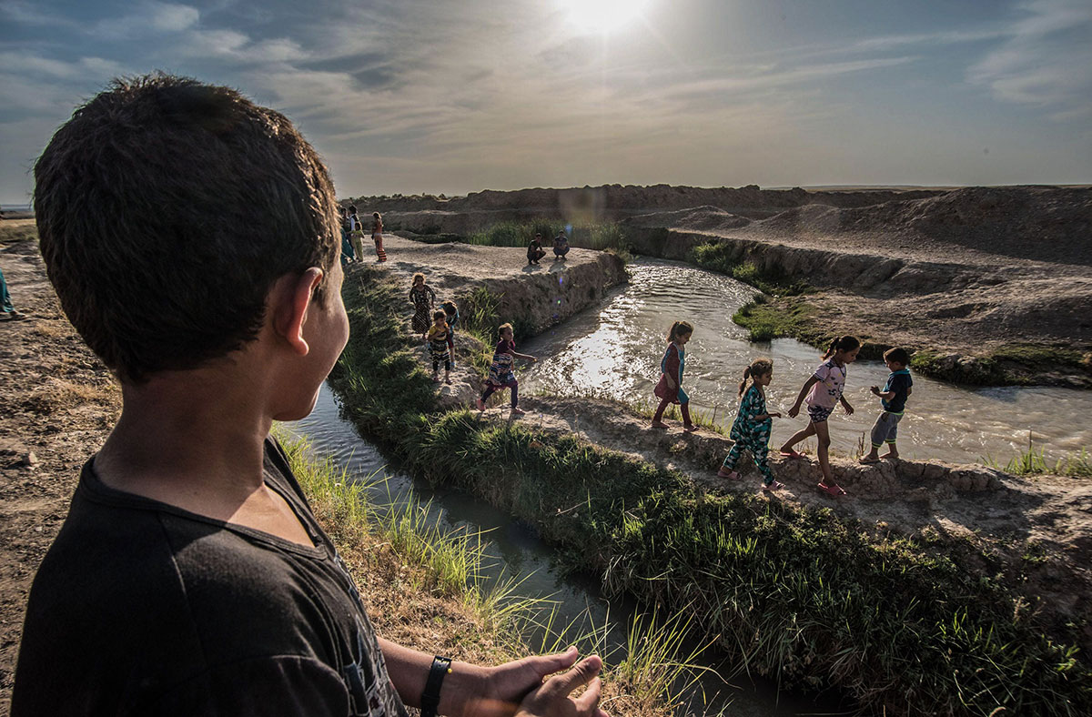 Iraqi displaced children/Please Do Not Use