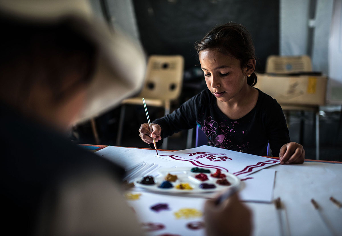 Iraqi displaced children/Please Do Not Use