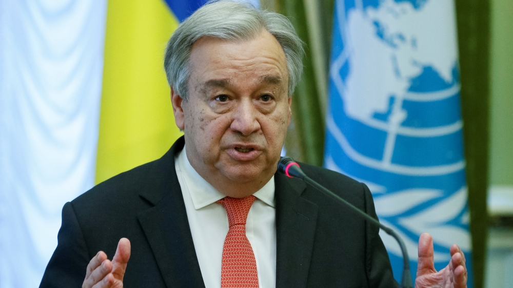 UN Secretary General Antonio Guterres