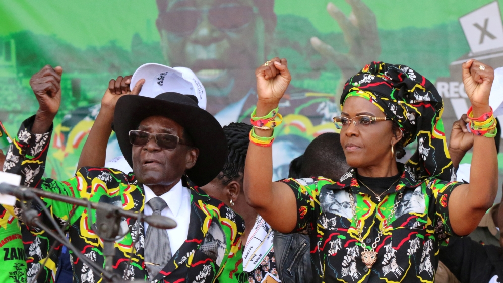 Robert and Grace Mugabe