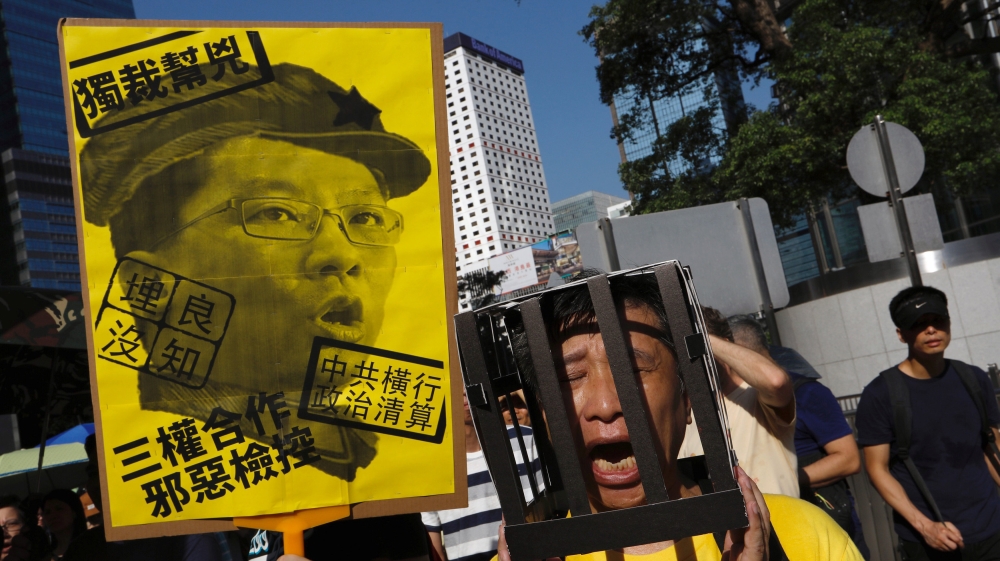 Hong Kong's reputation for civil disobedience caught the attention of the rest of the world [Tyrone Siu/Reuters]