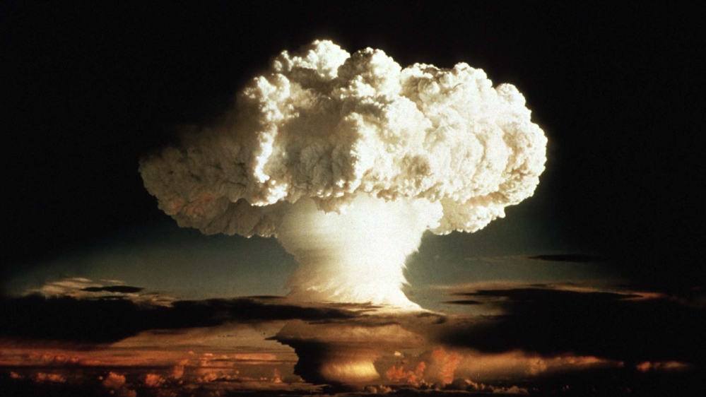File photo of the first test of a hydrogen bomb