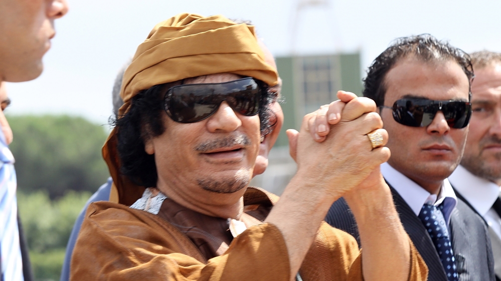 Libyan Leader Muammar Gaddafi Official Visit In Rome