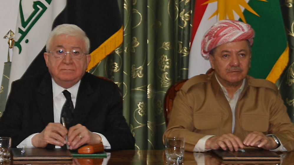 Kurdish leaders on Sunday held talks in Dokan, some 70km northwest of Sulaimaniyah [Shwan Mohammed/AFP/Getty Images]