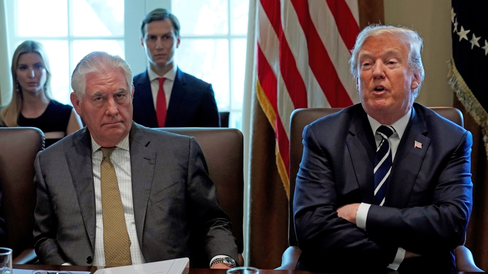 Rex Tillerson and Trump