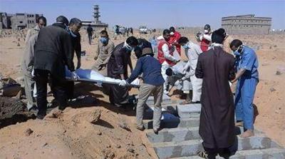 The refugees who died are never identified and many are buried without names or proper graves, according to a health official in Sebha [Al Jazeera]