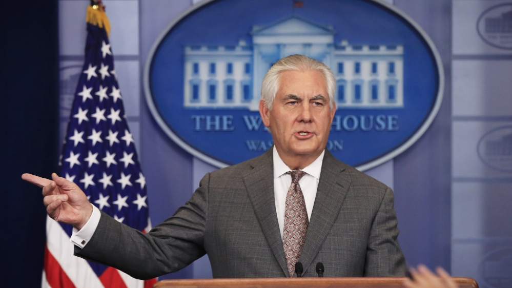 Rex Tillerson speaking