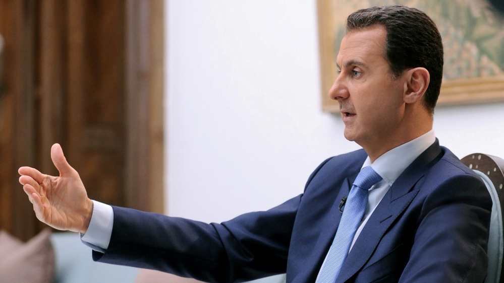 Syria''s President Bashar al-Assad speaks during an interview with Croatian newspaper Vecernji List in Damascus